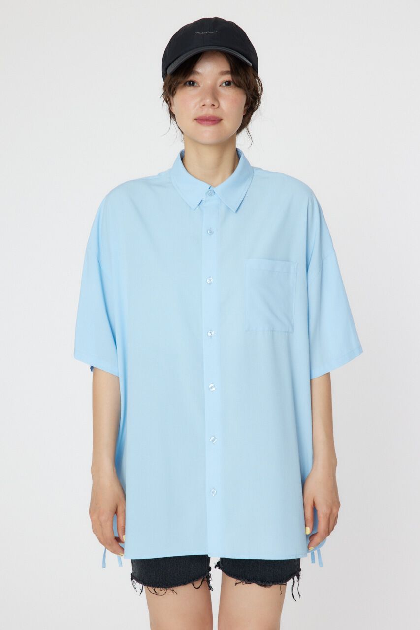 RODEO CROWNS「ハーフスリーブビッグシャツ」|シャツ・ブラウス|