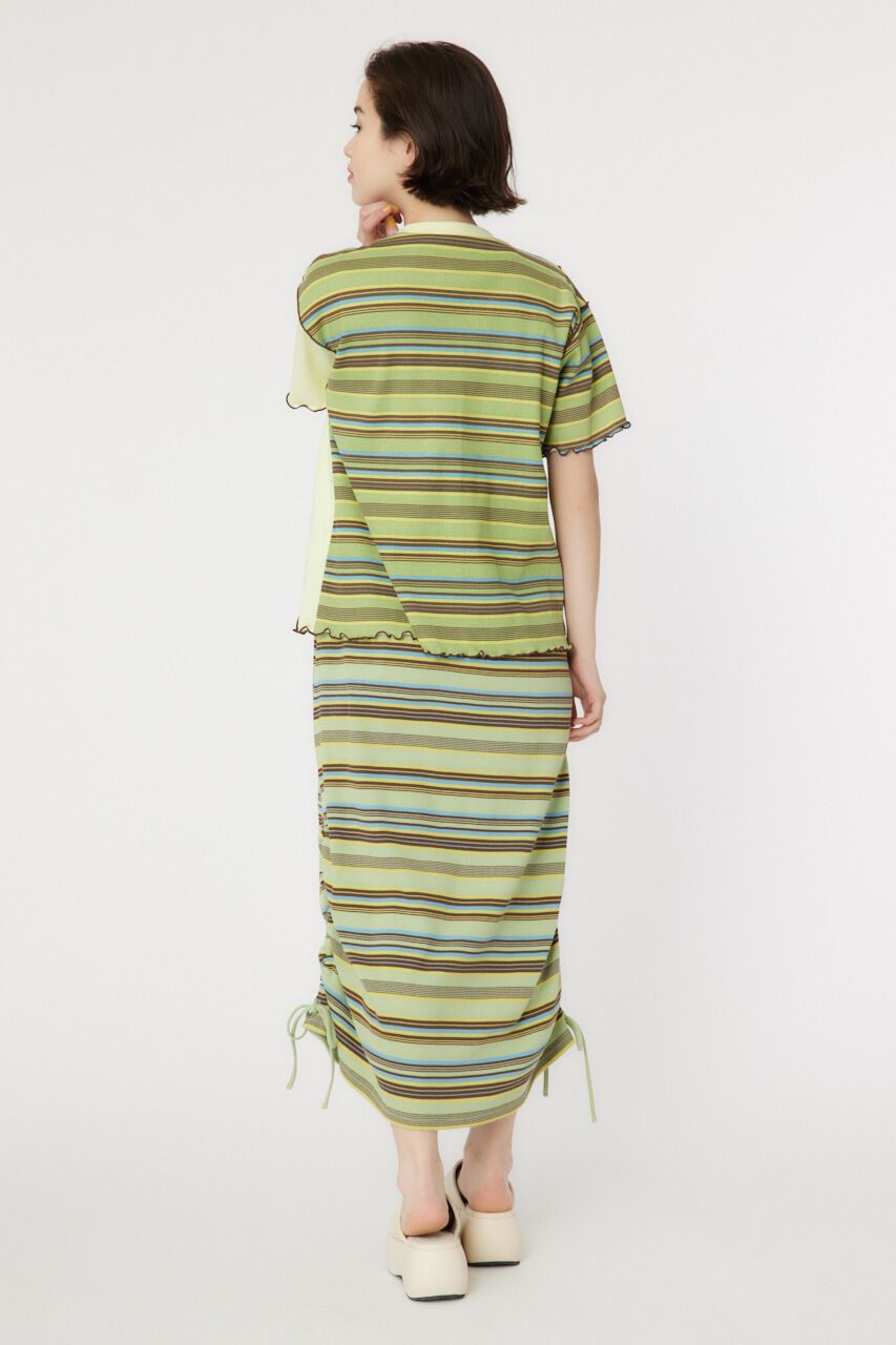 RODEO CROWNS「マルチボーダードッキングTシャツ」|Tシャツ・カットソー|