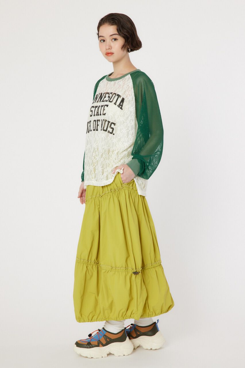 RODEO CROWNS「レースドッキングラグランシアートップス」|Tシャツ・カットソー|