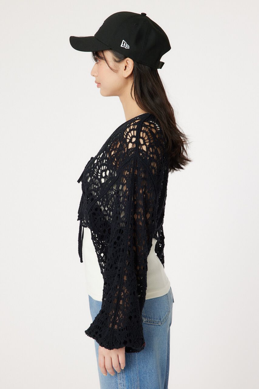 RODEO CROWNS「クロシェニットボレロ」|カーディガン|