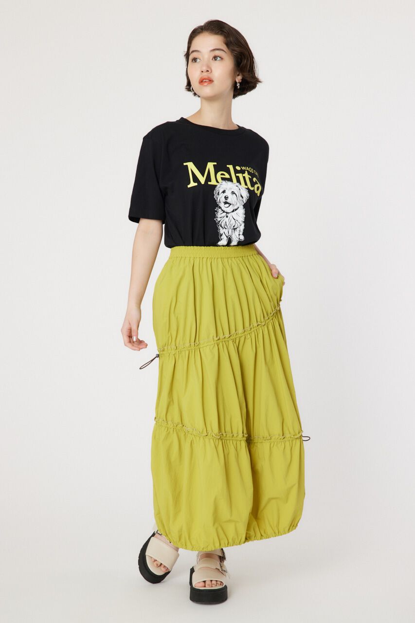 RODEO CROWNS「W/R スピンドル ティアードスカート」|スカート|