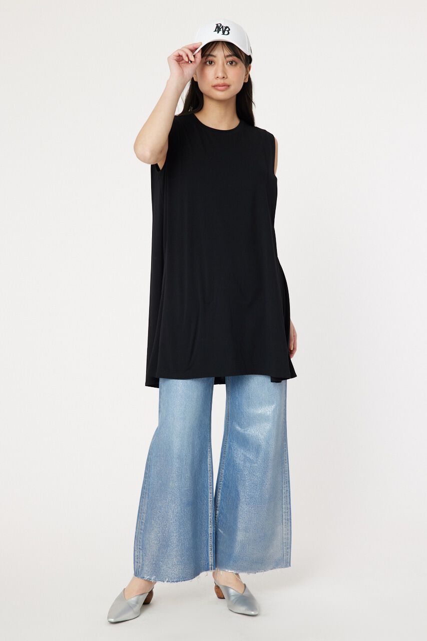 RODEO CROWNS「T/F ノースリーブチュニック」|タンクトップ|