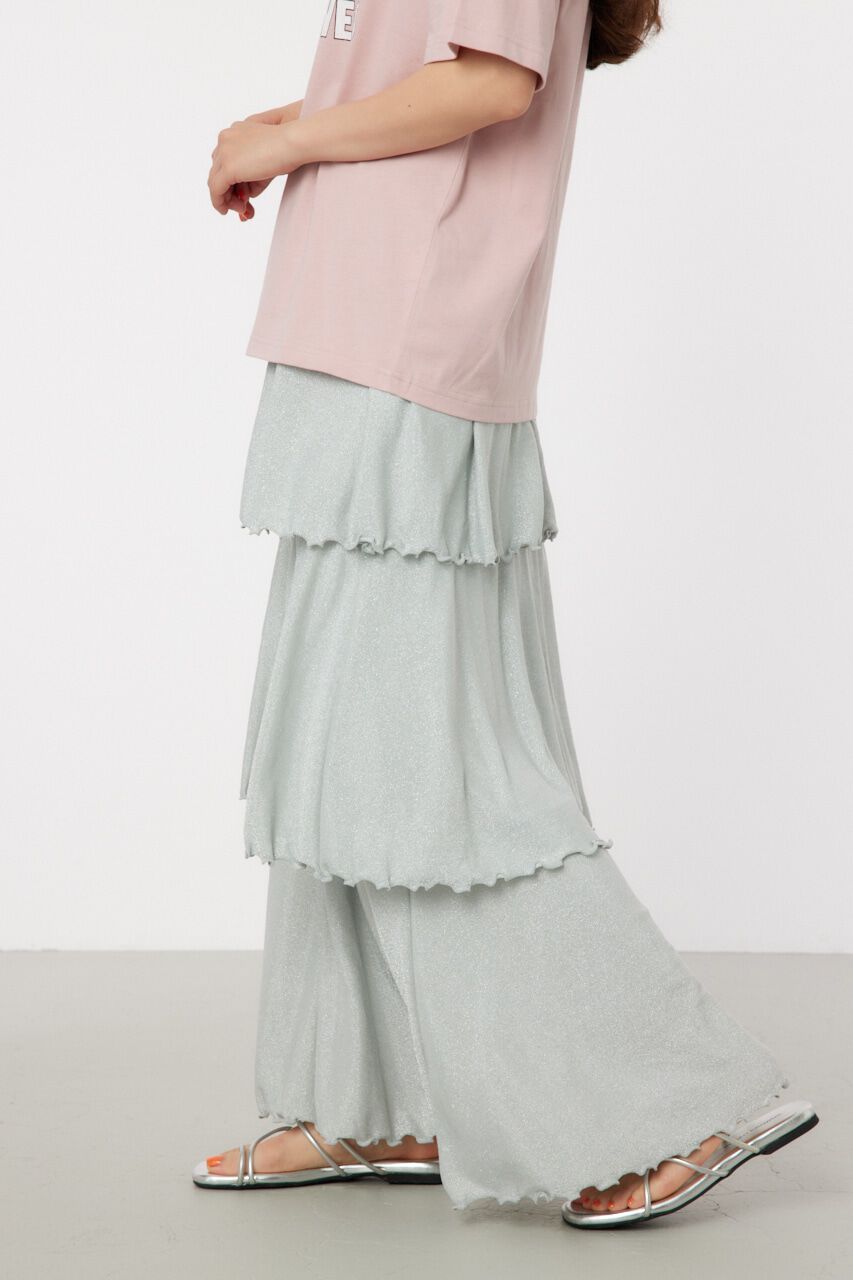 RODEO CROWNS「ラメカットティアードスカート」|スカート|