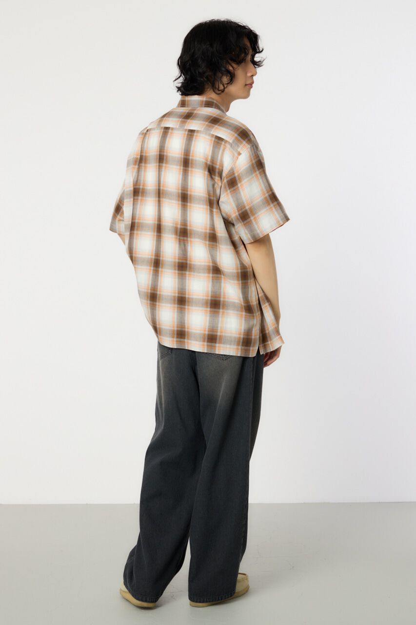 RODEO CROWNS「オンブレーチェックワークシャツ」|シャツ・ブラウス|