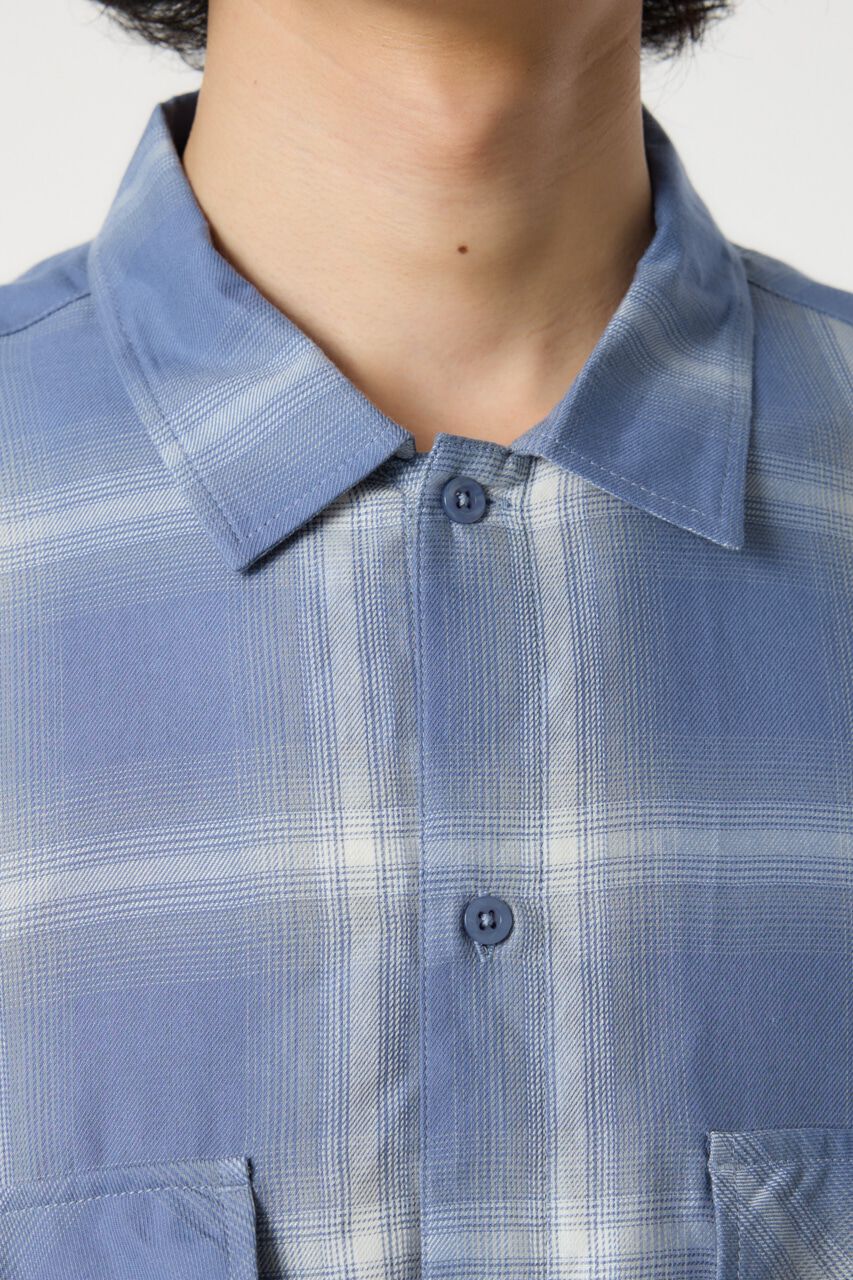 RODEO CROWNS「オンブレーチェックワークシャツ」|シャツ・ブラウス|