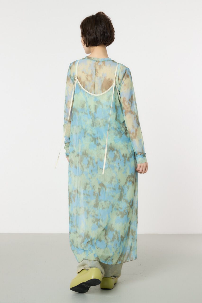 RODEO CROWNS「ニュアンスパターンシアーキャミワンピース」|ワンピース|