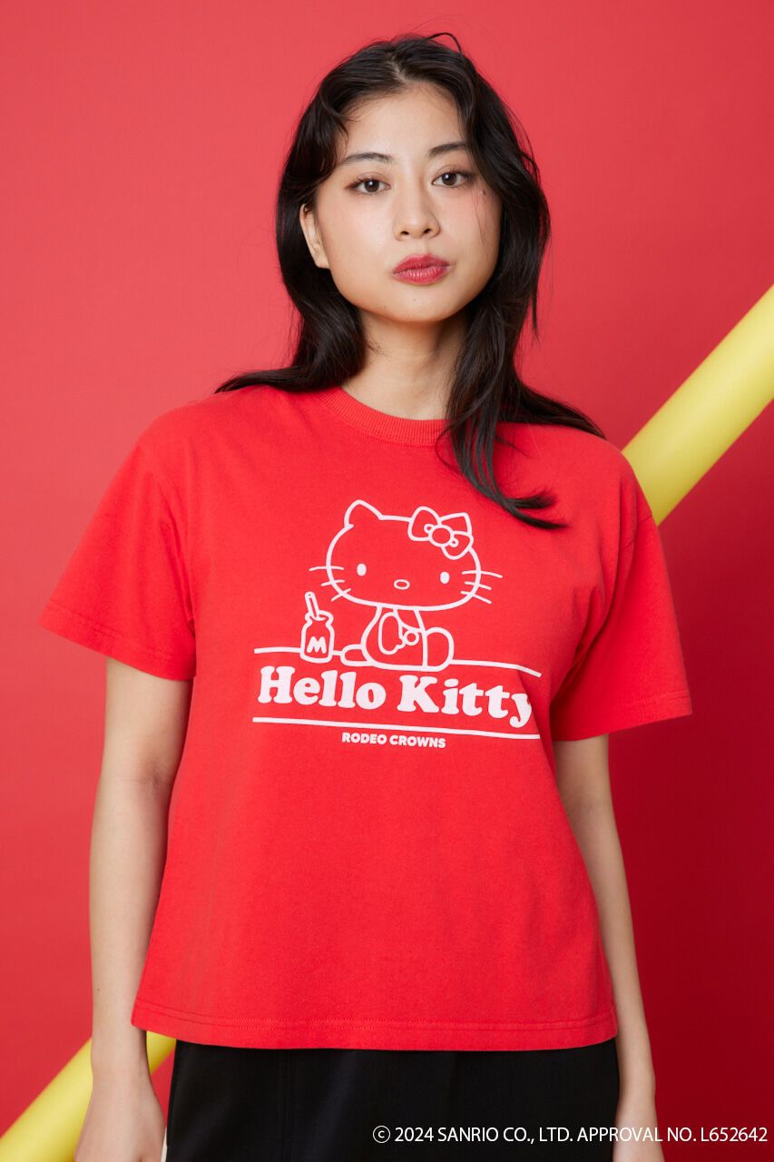 RODEO CROWNS「(HK)VINTAGE  KITTY Tシャツ」|Tシャツ・カットソー|RED