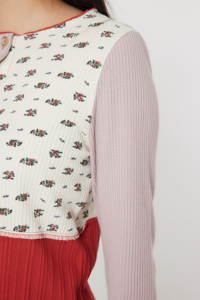 RODEO CROWNS「パッチワーク2WAYリブトップス」|Tシャツ・カットソー|