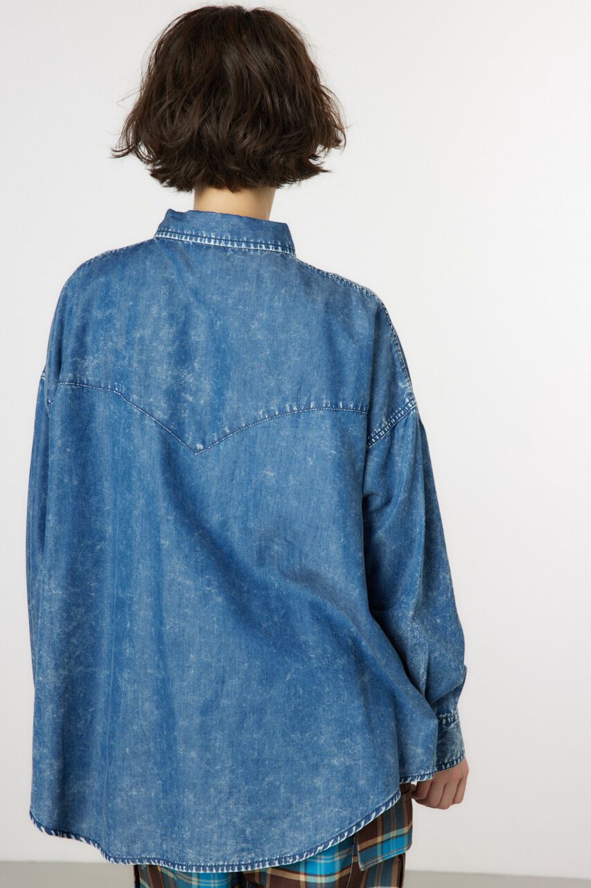 RODEO CROWNS「CHEMICAL WASH シャツ」|シャツ・ブラウス|