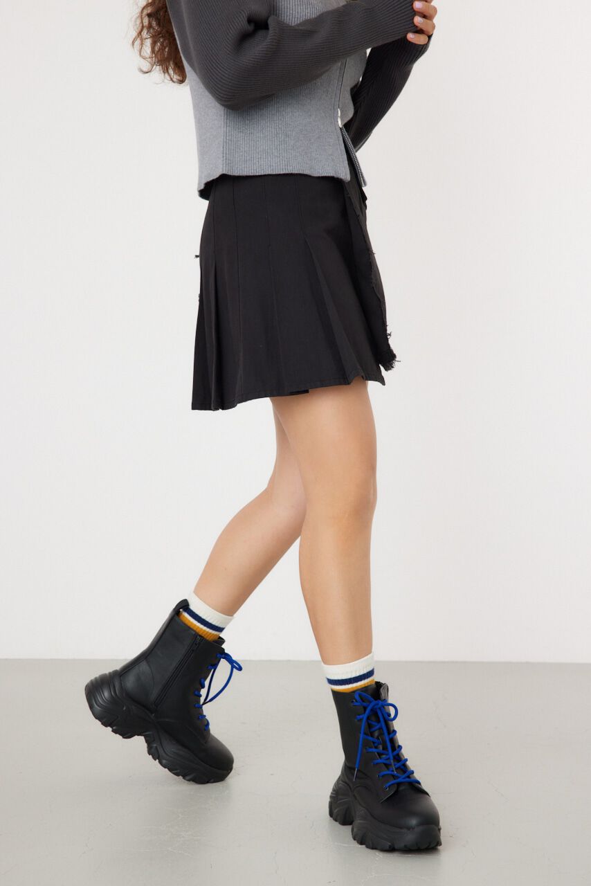 RODEO CROWNS「アシンメトリープリーツスカート」|スカート|