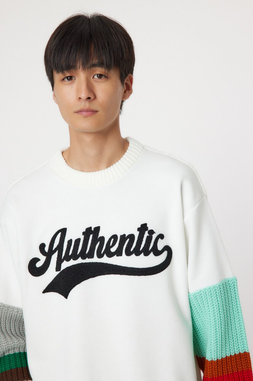 RODEO CROWNS「border sleeve ニット」|ニット・セーター|