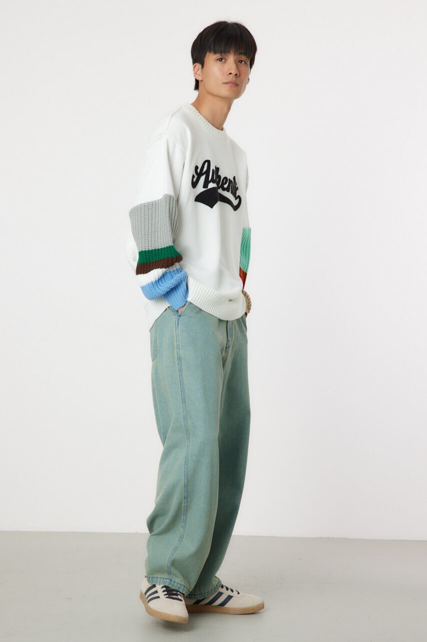 RODEO CROWNS「border sleeve ニット」|ニット・セーター|