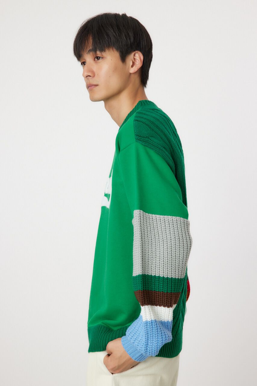 RODEO CROWNS「border sleeve ニット」|ニット・セーター|