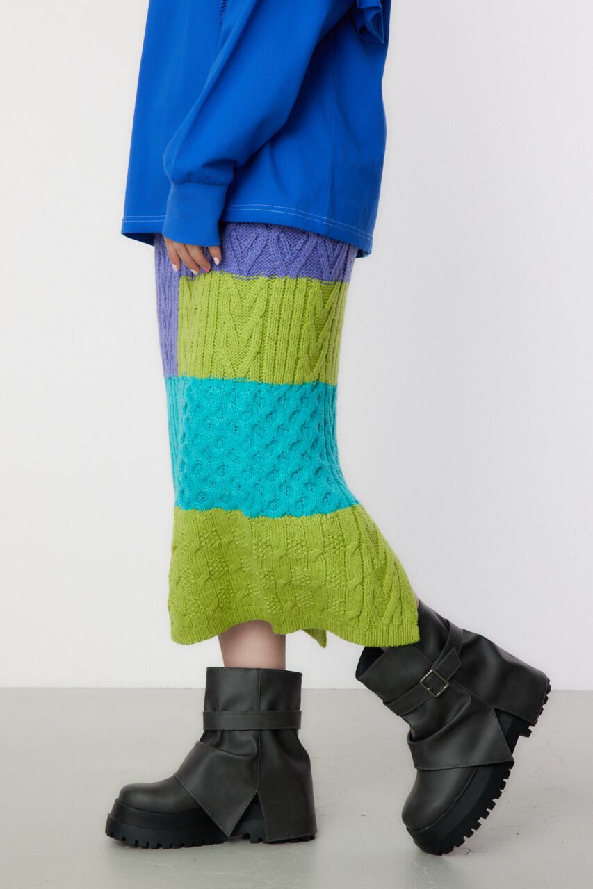 RODEO CROWNS「Custom ケーブルニット スカート」|その他|