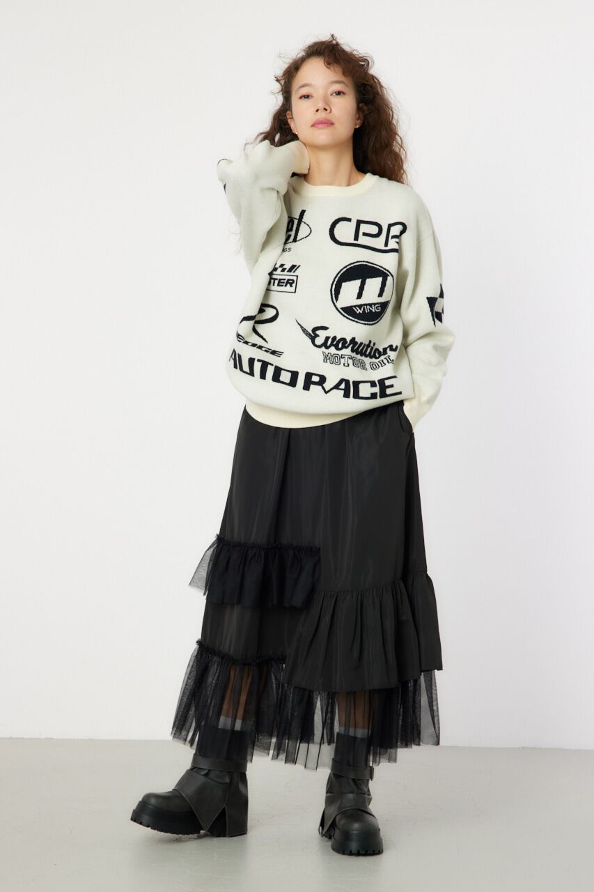 RODEO CROWNS「オートレースニットトップス」|ニット・セーター|