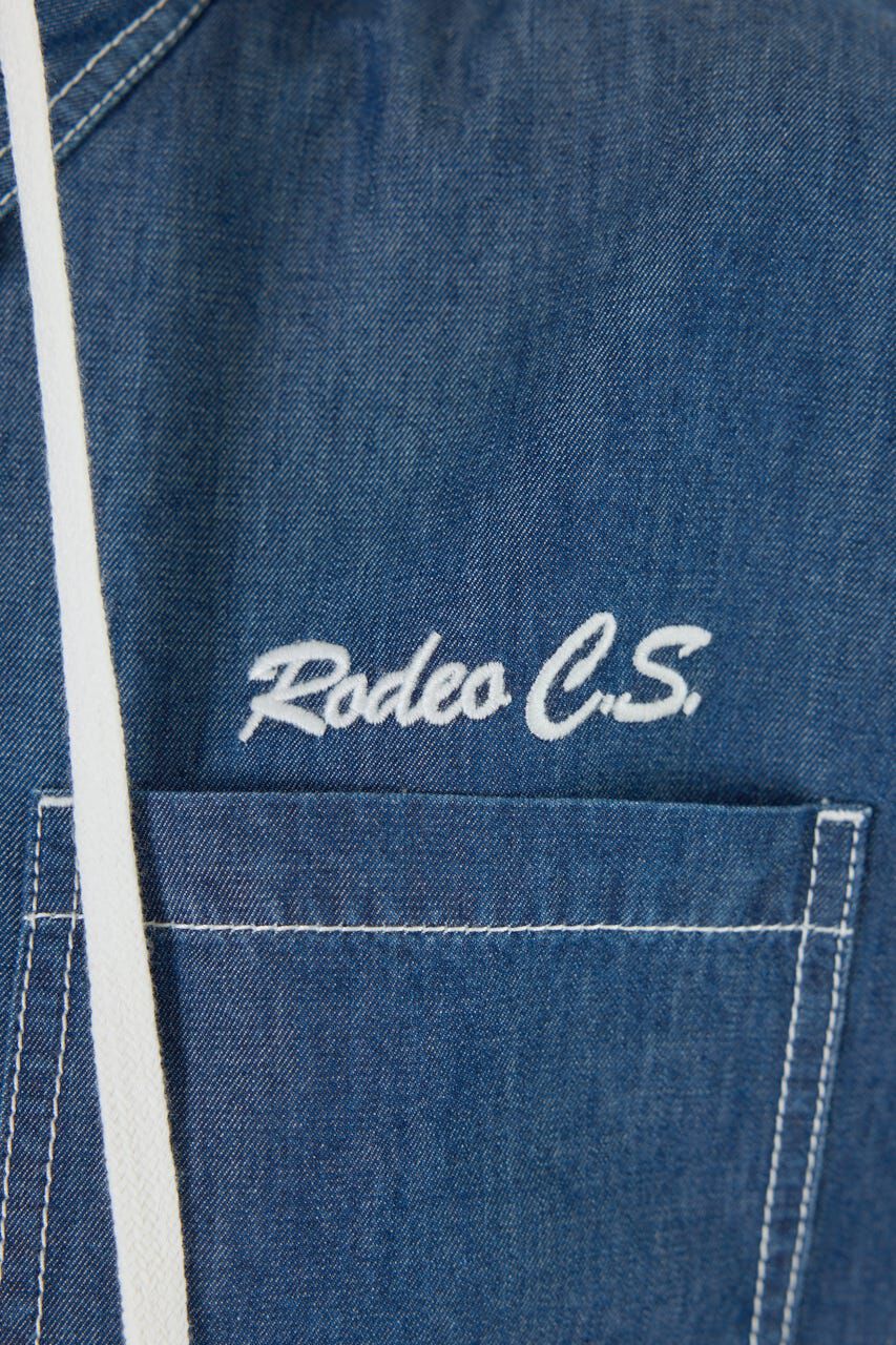 RODEO CROWNS「ショートスリーブミリタリーシャツワンピース」|ワンピース|