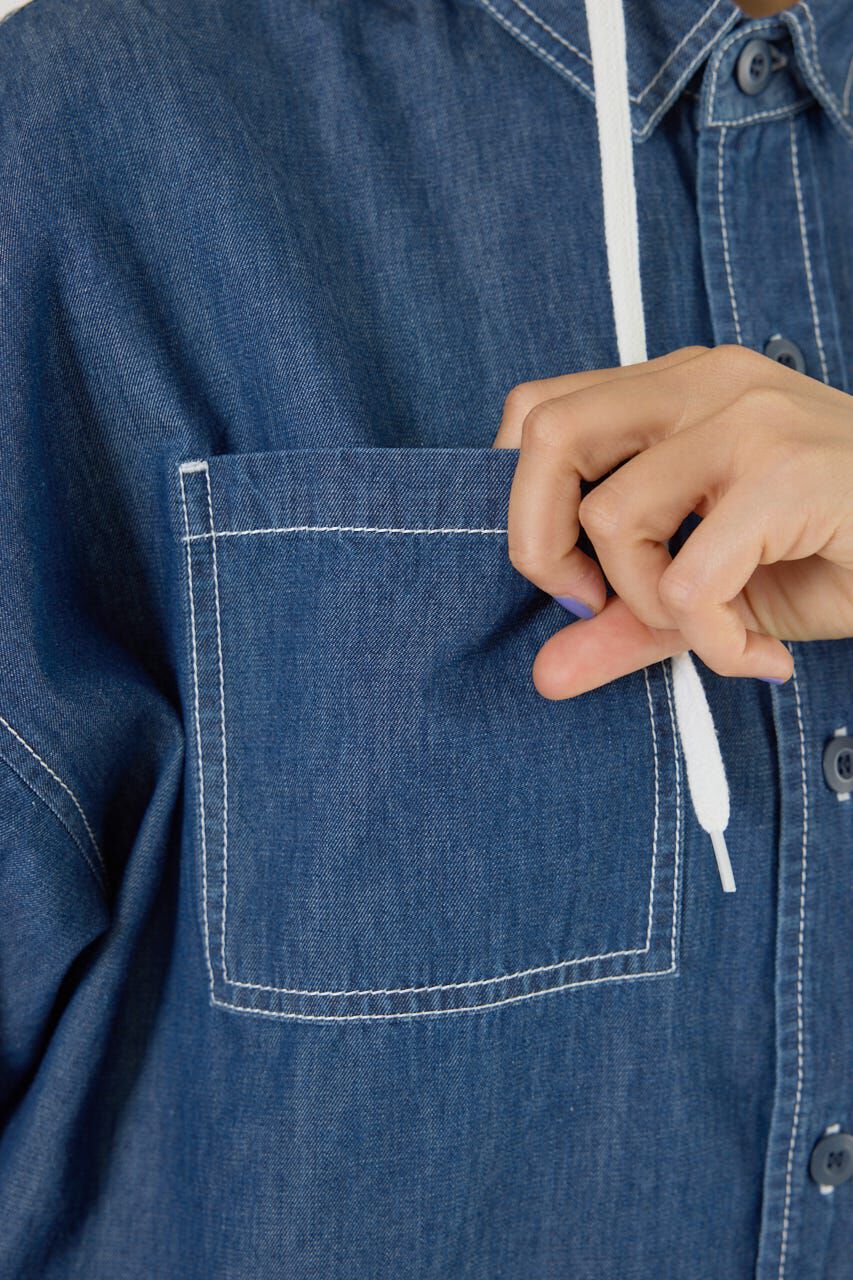 RODEO CROWNS「ショートスリーブミリタリーシャツワンピース」|ワンピース|