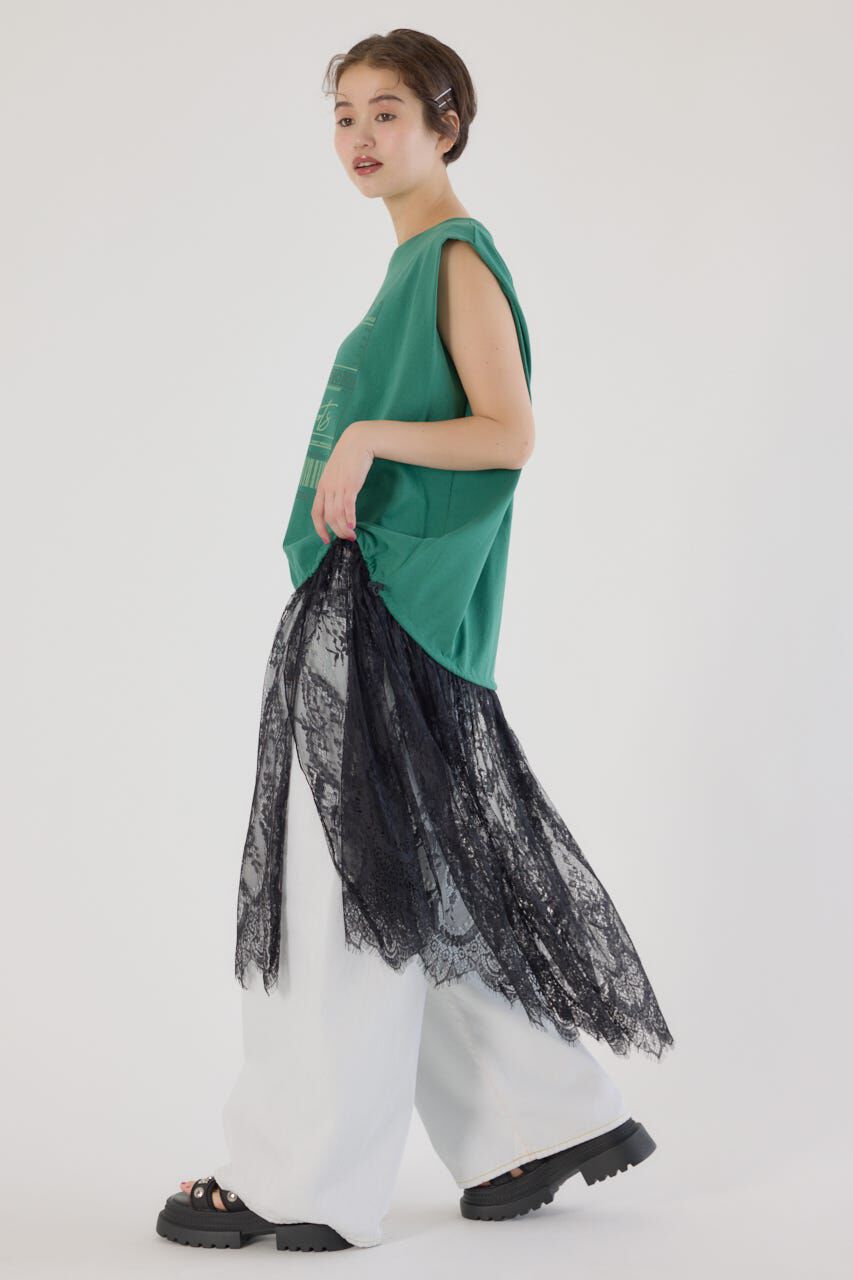 RODEO CROWNS「レースドッキングブラウジングワンピース」|ワンピース|