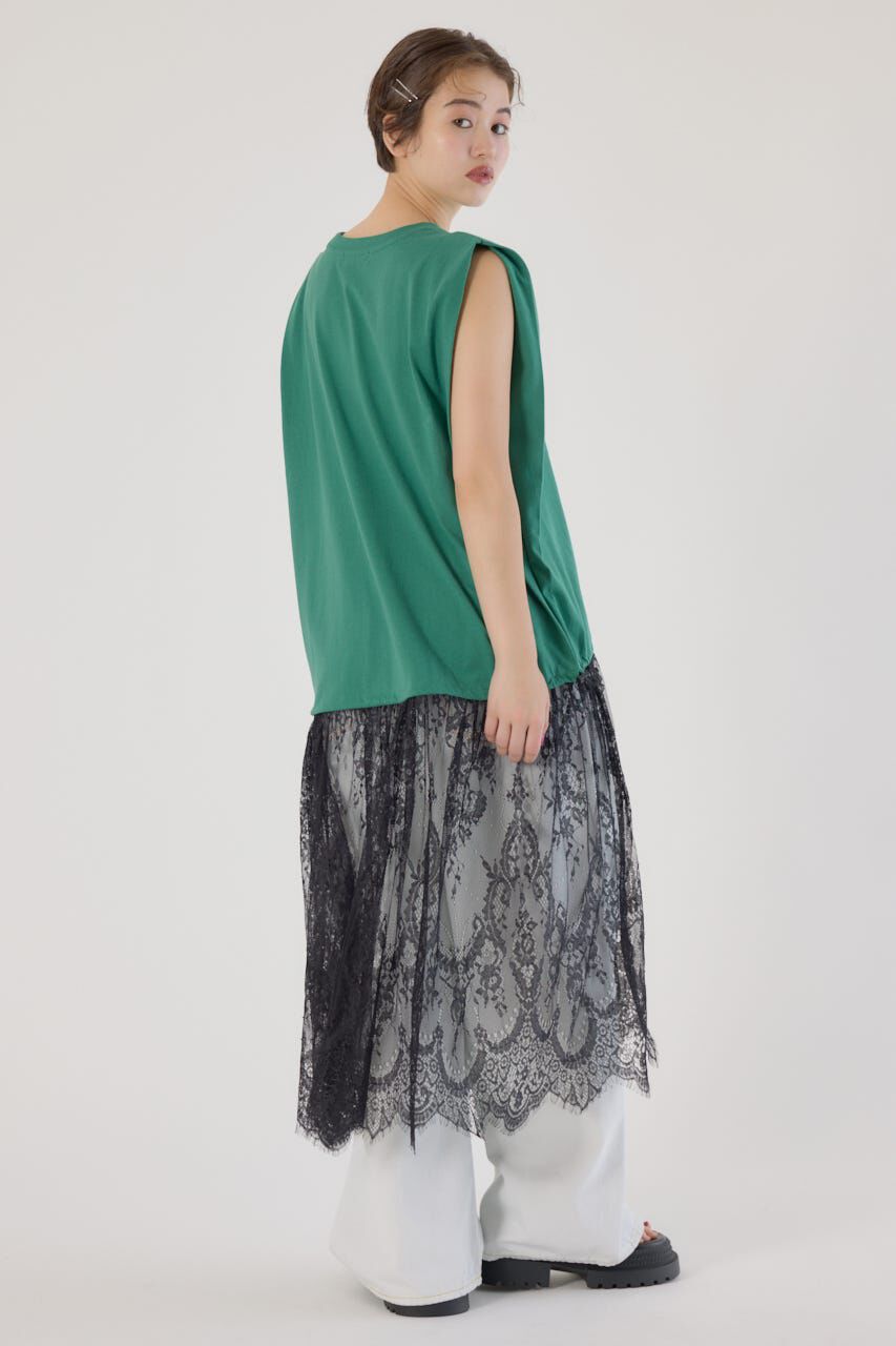 RODEO CROWNS「レースドッキングブラウジングワンピース」|ワンピース|