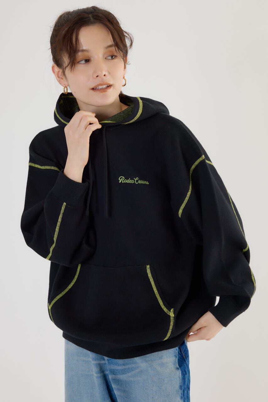 RODEO CROWNS「スウェットライクジャガードロゴフーディー」|パーカー|