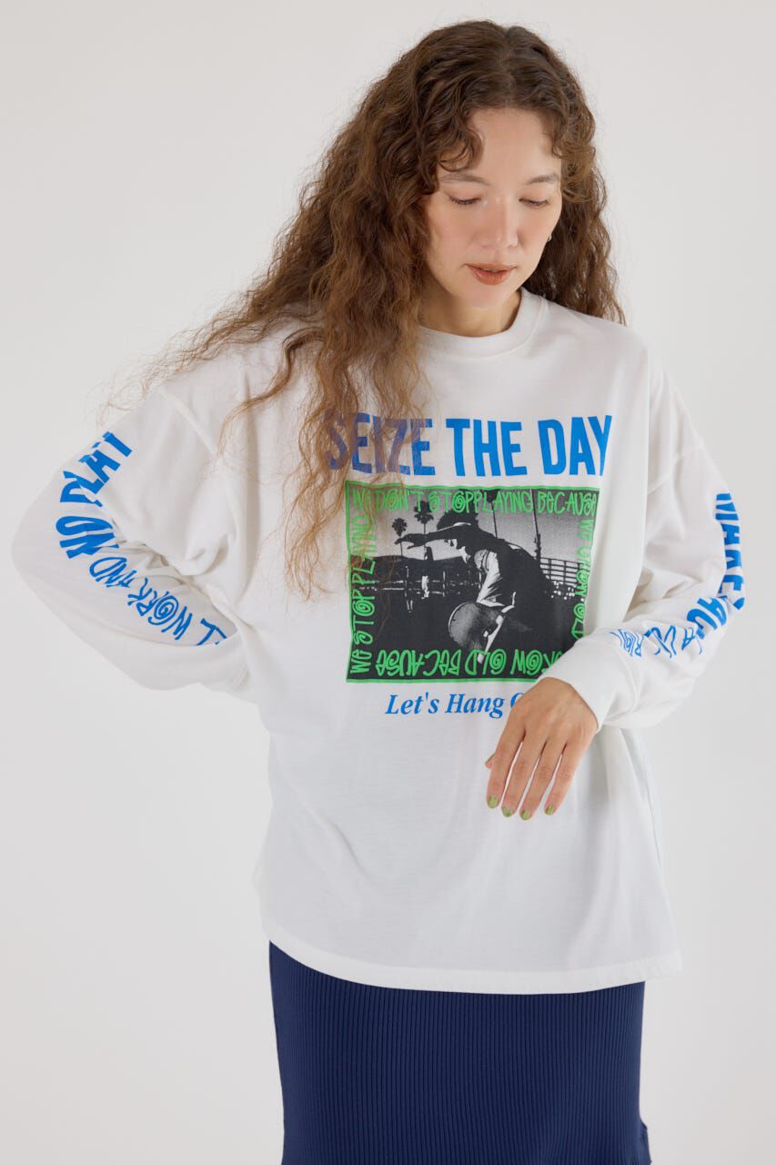 RODEO CROWNS「SEIZE THE DAY PHOTOロングTシャツ」|Tシャツ・カットソー|