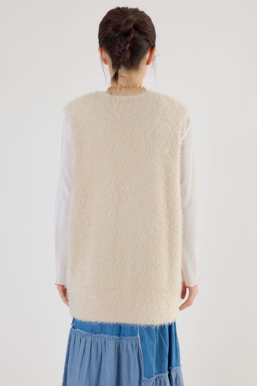 RODEO CROWNS「シャギーニットベスト」|ニット・セーター|