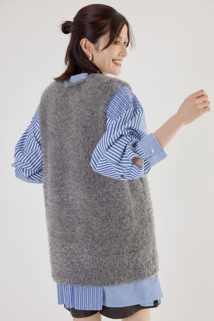 RODEO CROWNS「シャギーニットベスト」|ニット・セーター|