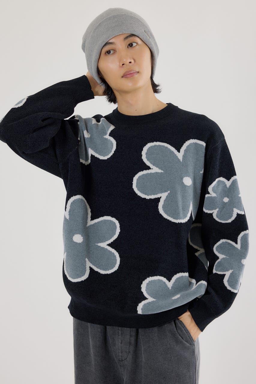 RODEO CROWNS「フラワーモールニットトップス」|ニット・セーター|