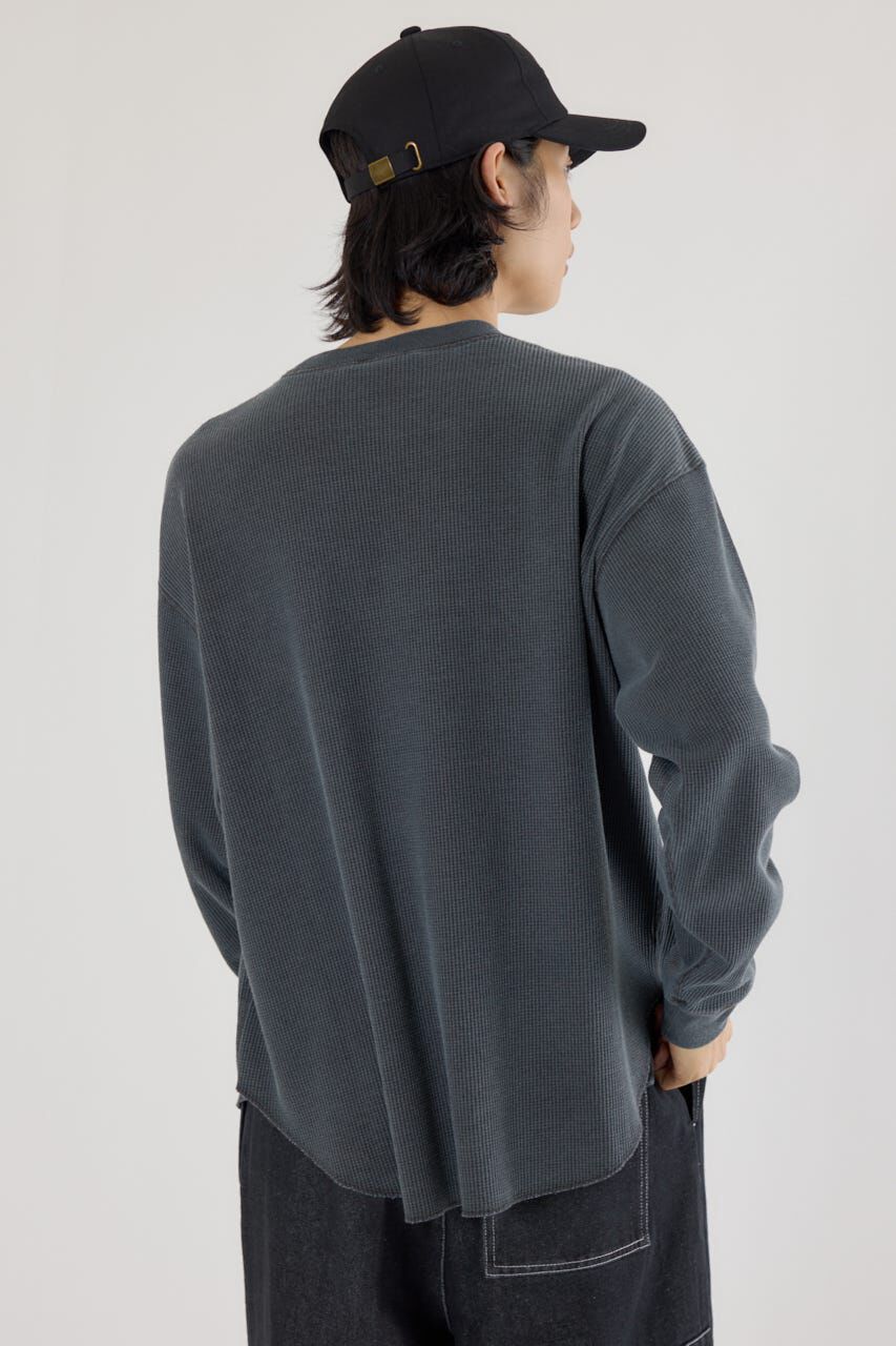 RODEO CROWNS「ピグメントワッフルトップス」|Tシャツ・カットソー|