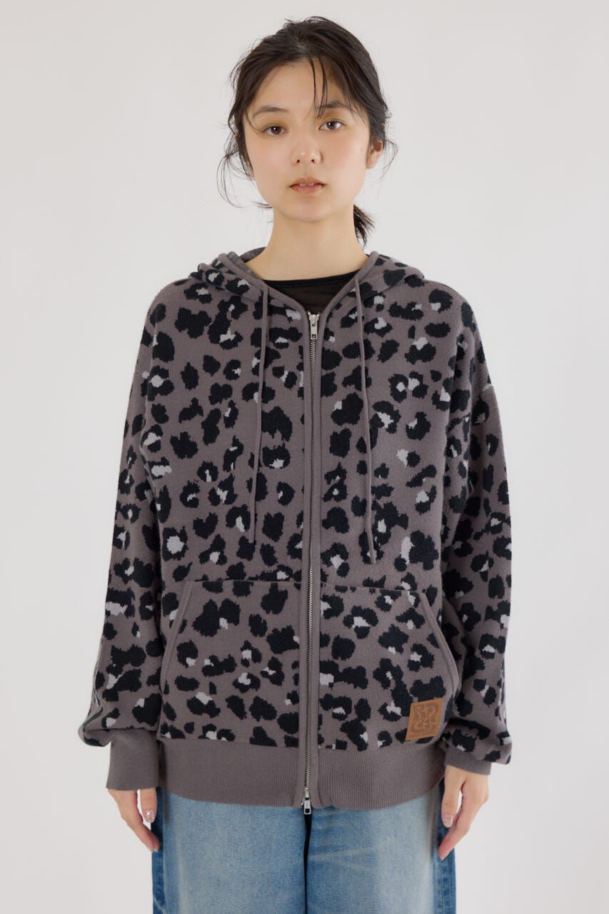 RODEO CROWNS「ジャガードニットジップパーカー」|パーカー|