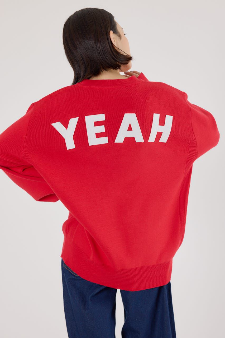 RODEO CROWNS「フェルトアップリケニットトップス」|ニット・セーター|