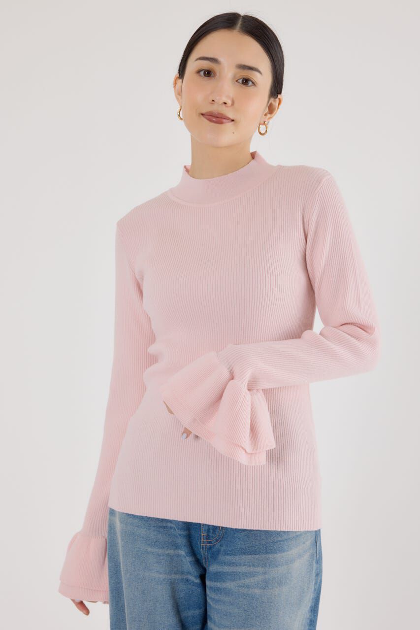 RODEO CROWNS「フリルリブニットトップス」|ニット・セーター|