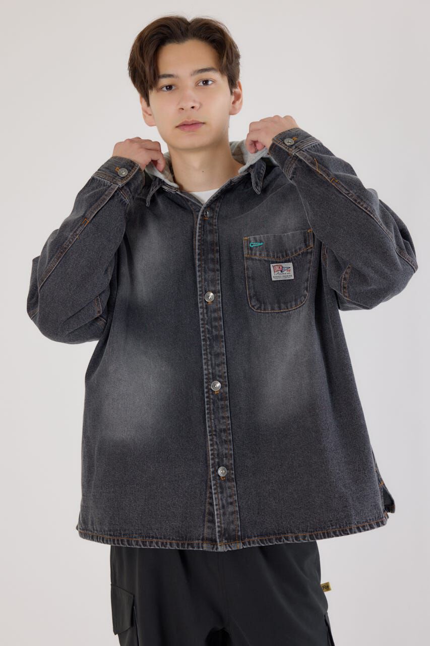 RODEO CROWNS「フーデッドデニムシャツジャケット」|その他|