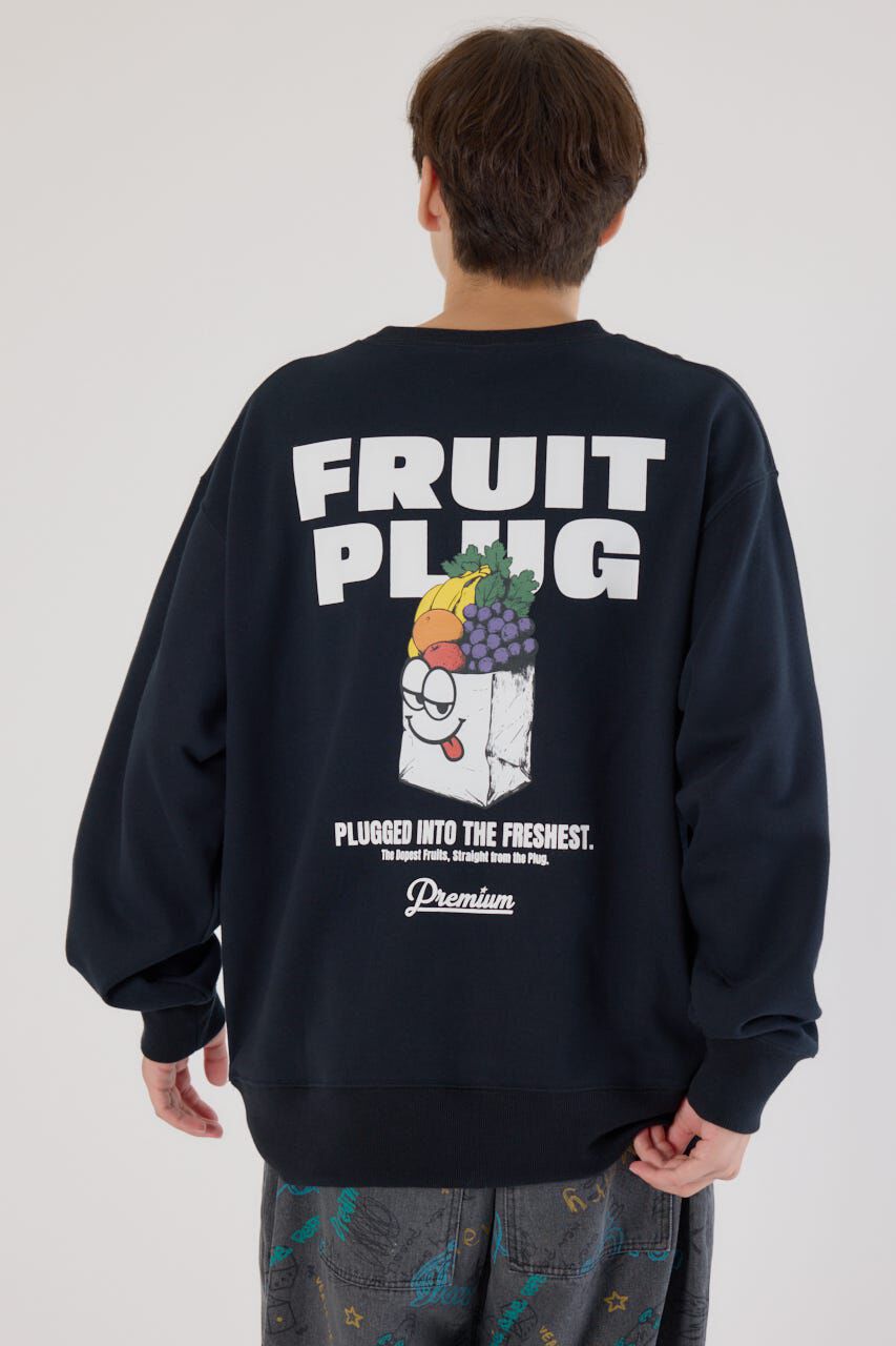 RODEO CROWNS「FRUIT PLUG スウェット」|パーカー|BLK