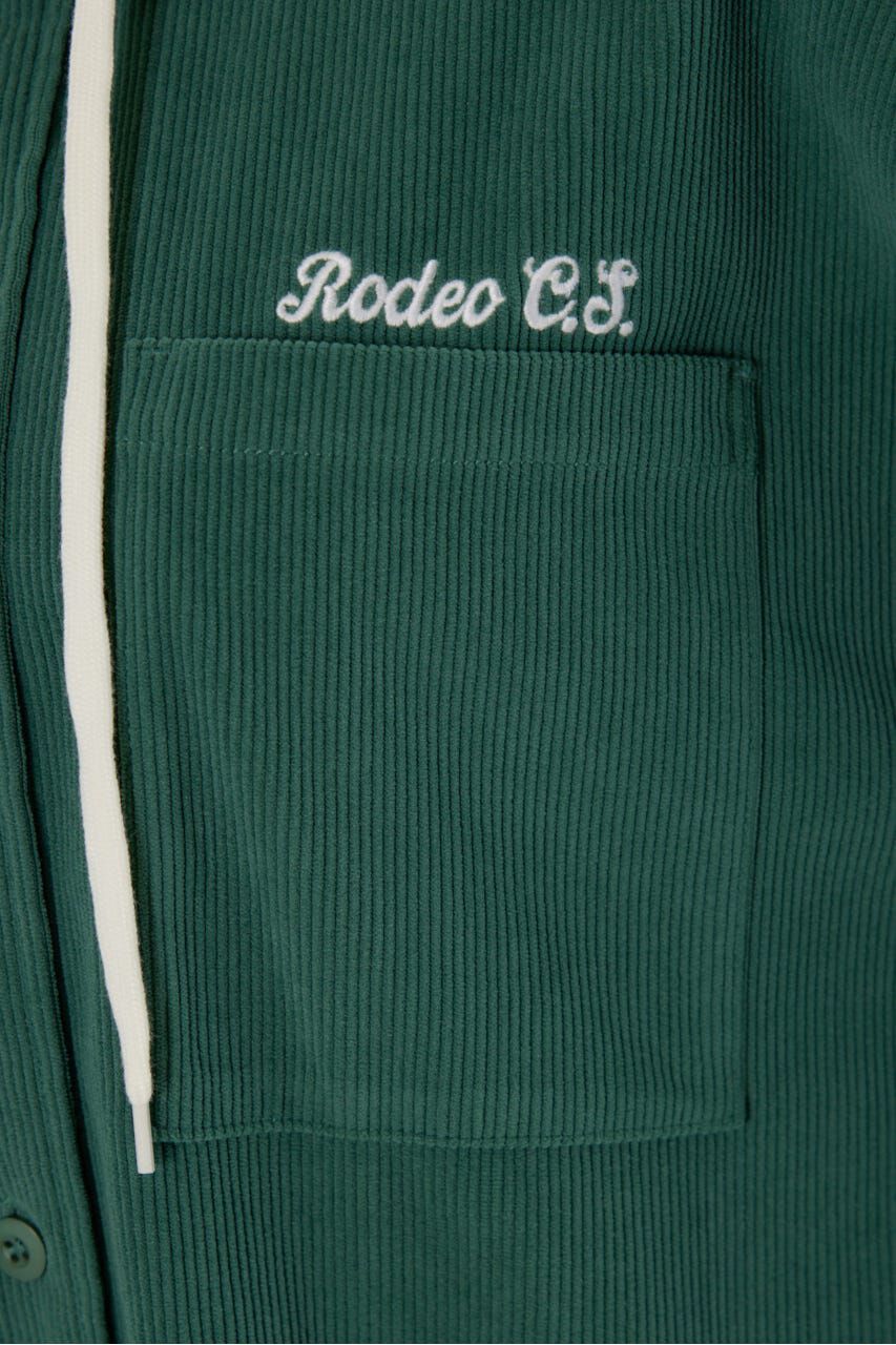 RODEO CROWNS「フード付きコーデュロイシャツワンピース」|ワンピース|