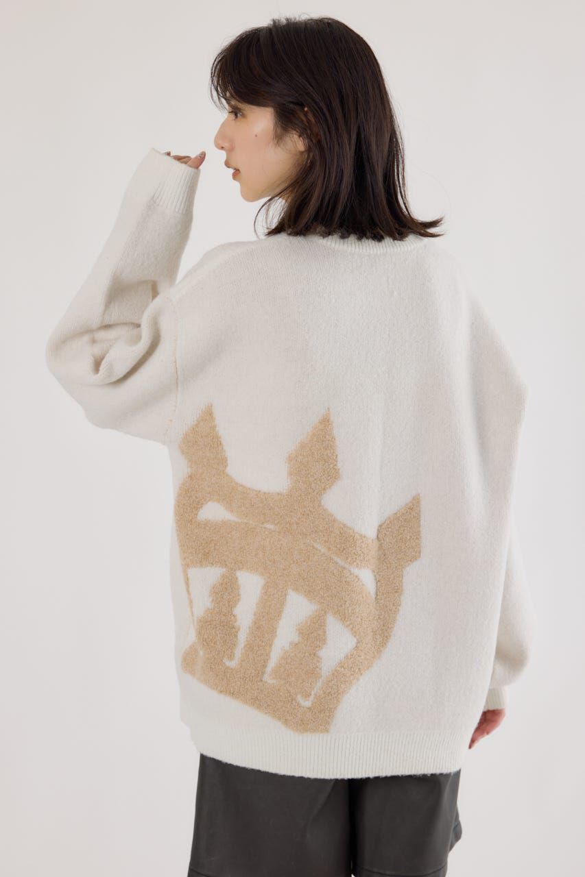 RODEO CROWNS「ビッグクラウンニットトップス」|ニット・セーター|O/WHT1