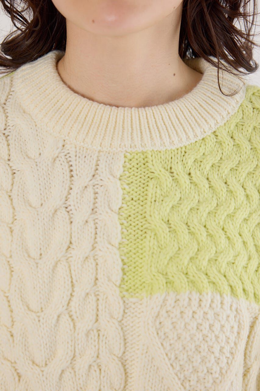 RODEO CROWNS「カスタムケーブルニット」|ニット・セーター|