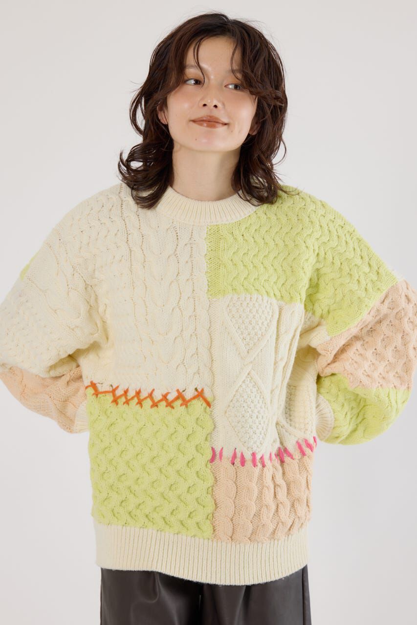 RODEO CROWNS「カスタムケーブルニット」|ニット・セーター|