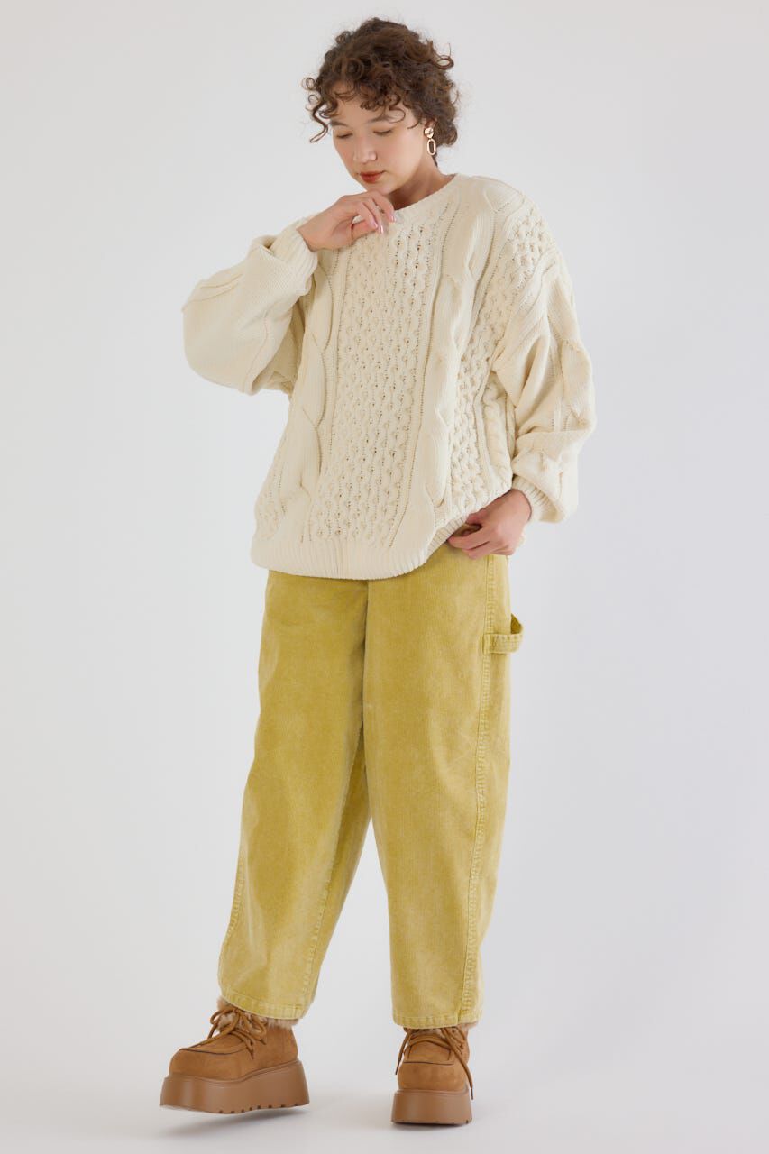 RODEO CROWNS「Vネックモールニットトップス」|ニット・セーター|