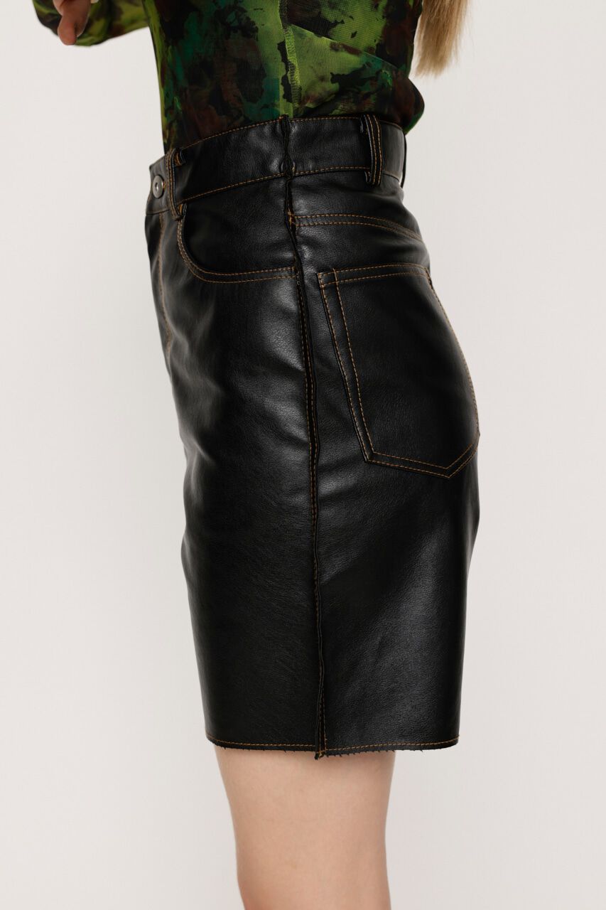 SLY「5 POCKET F／LEATHER ショートパンツ」|その他|