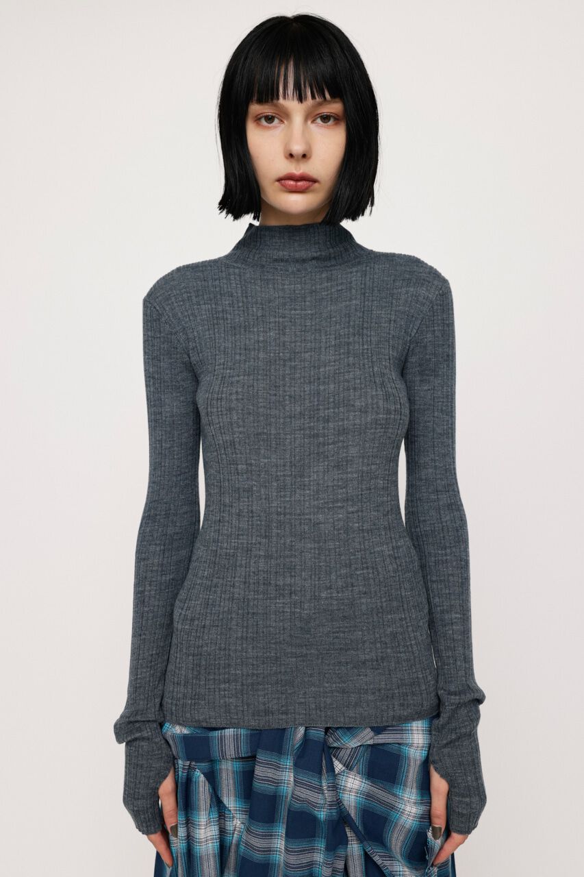 SLY「A／WOOL BLEND H／N トップス」|ニット・セーター|