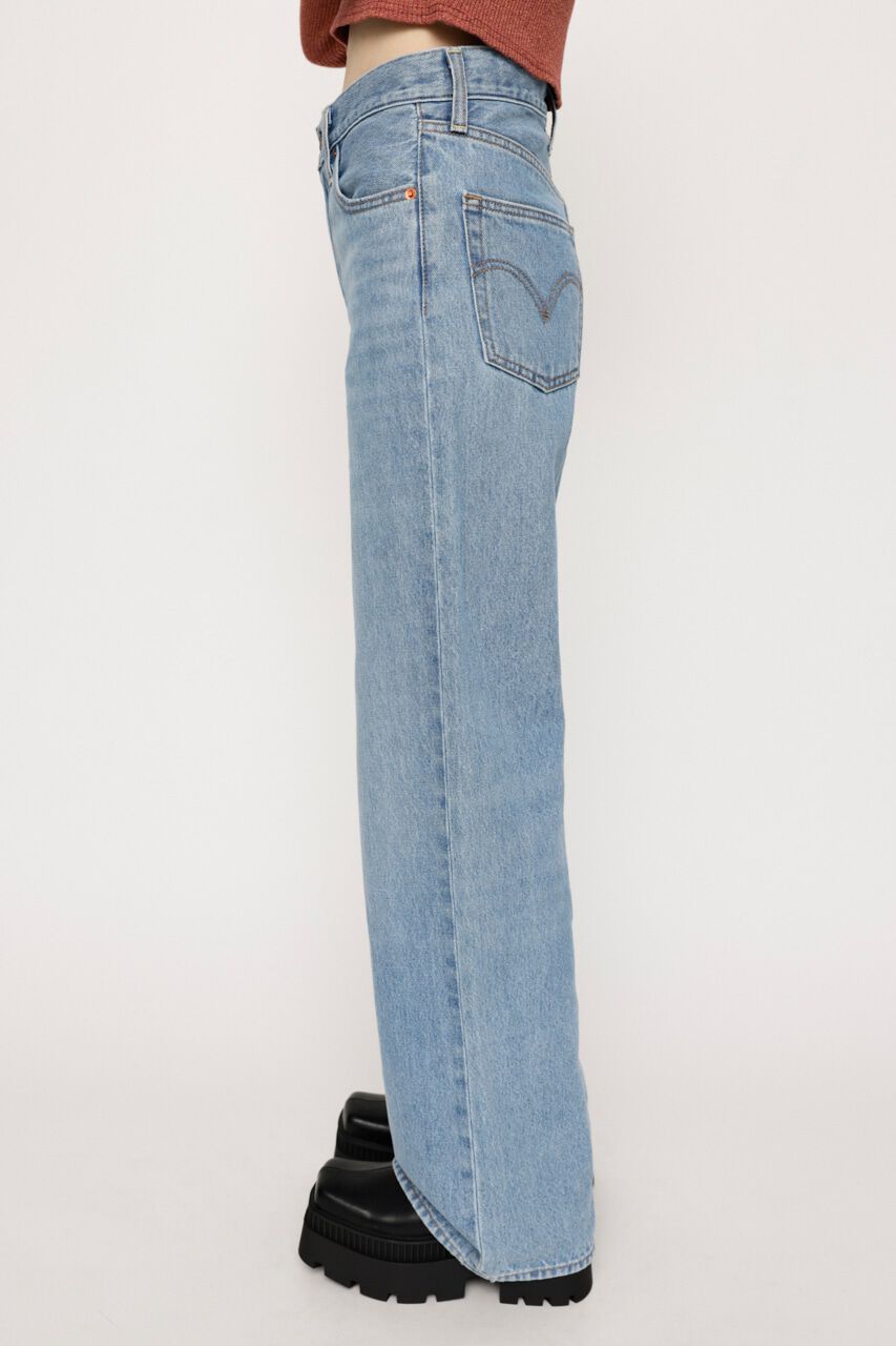 SLY「LEVI&rsquo;S別注 RIBCAGE WIDE LEG」|デニム|