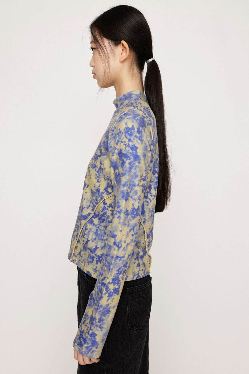 SLY「TIE DYE CUT トップス」|Tシャツ・カットソー|