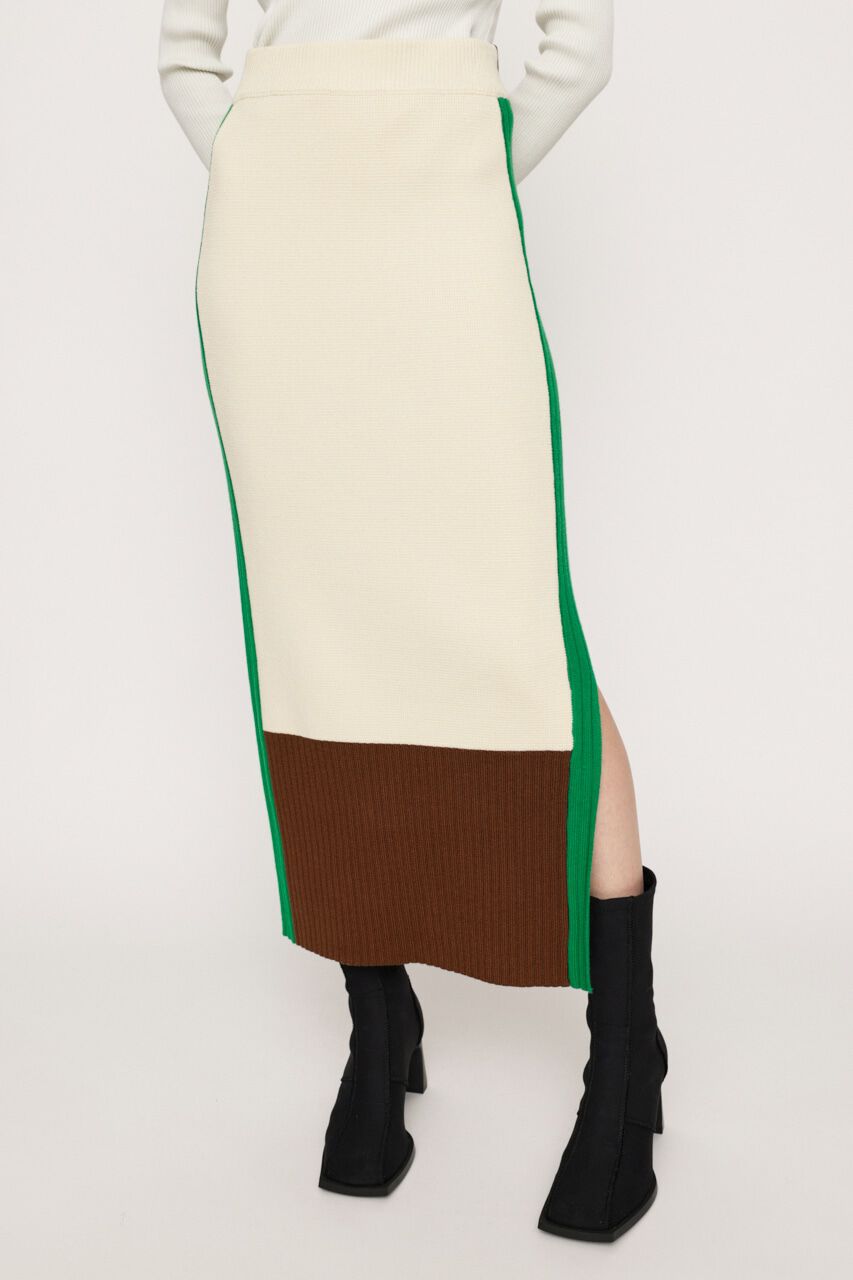 SLY「MILANO RIB ミディアムスカート」|スカート|