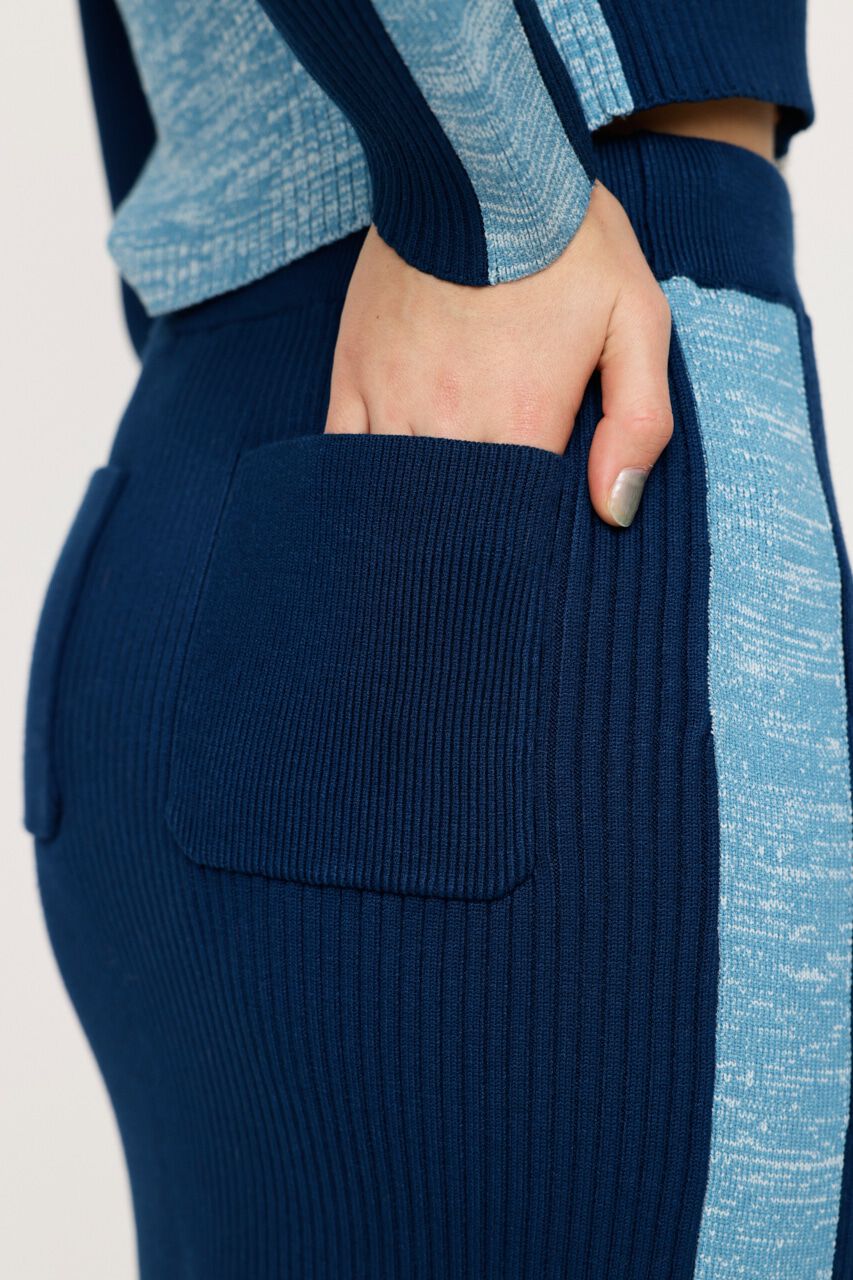 SLY「KNIT TRACK SIDE LINE ショートスカート」|スカート|