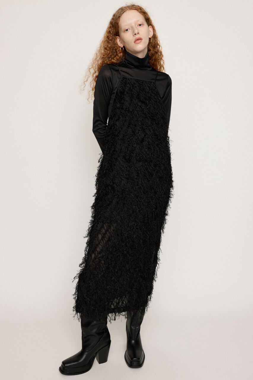 SLY「FRINGE JQ LONG CAMI DRESS 2P」|ワンピース|