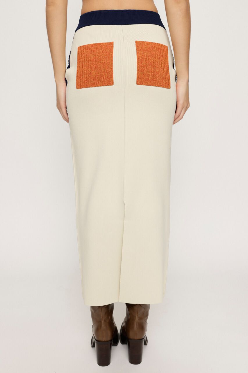 SLY「BLOCKING I LINE KNIT スカート」|スカート|