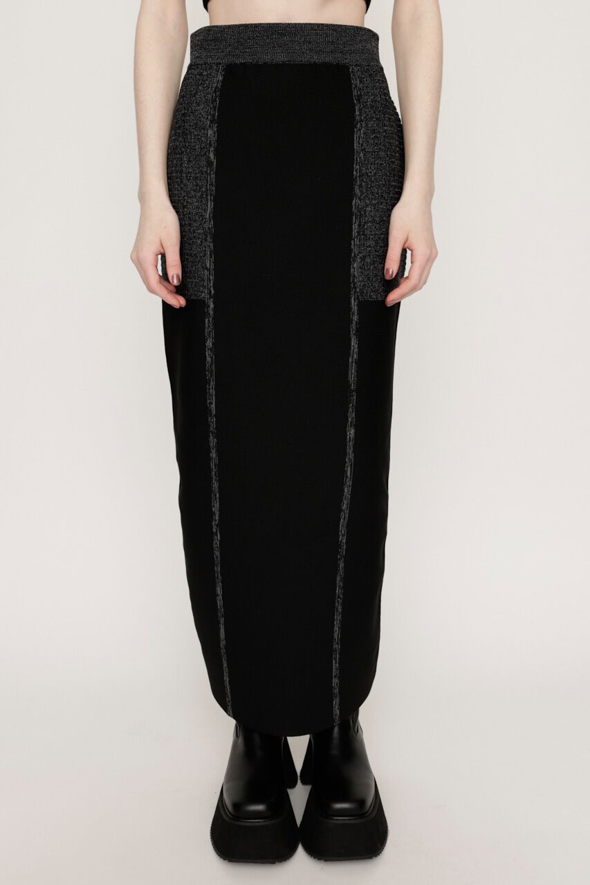 SLY「BLOCKING I LINE KNIT スカート」|スカート|