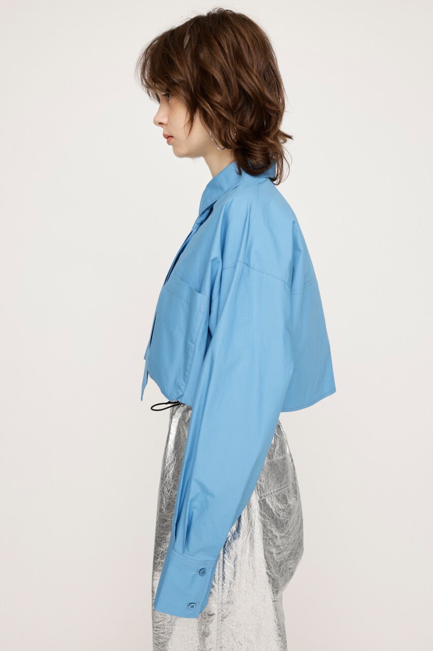 SLY「CROP SH WITH TIE」|シャツ・ブラウス|