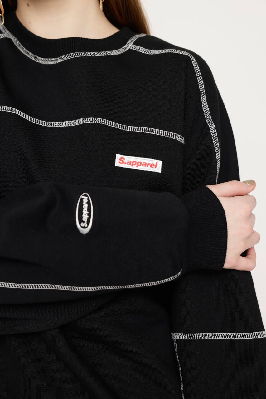 SLY「STITCHED LINE SW トップス」|Tシャツ・カットソー|